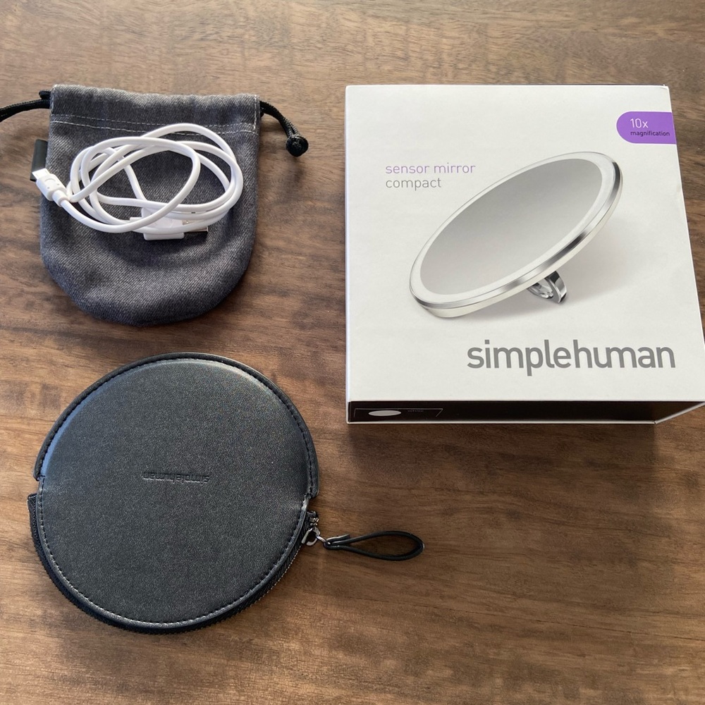 Simplehuman Compact Sensor Mirror In Silver With … - image 4